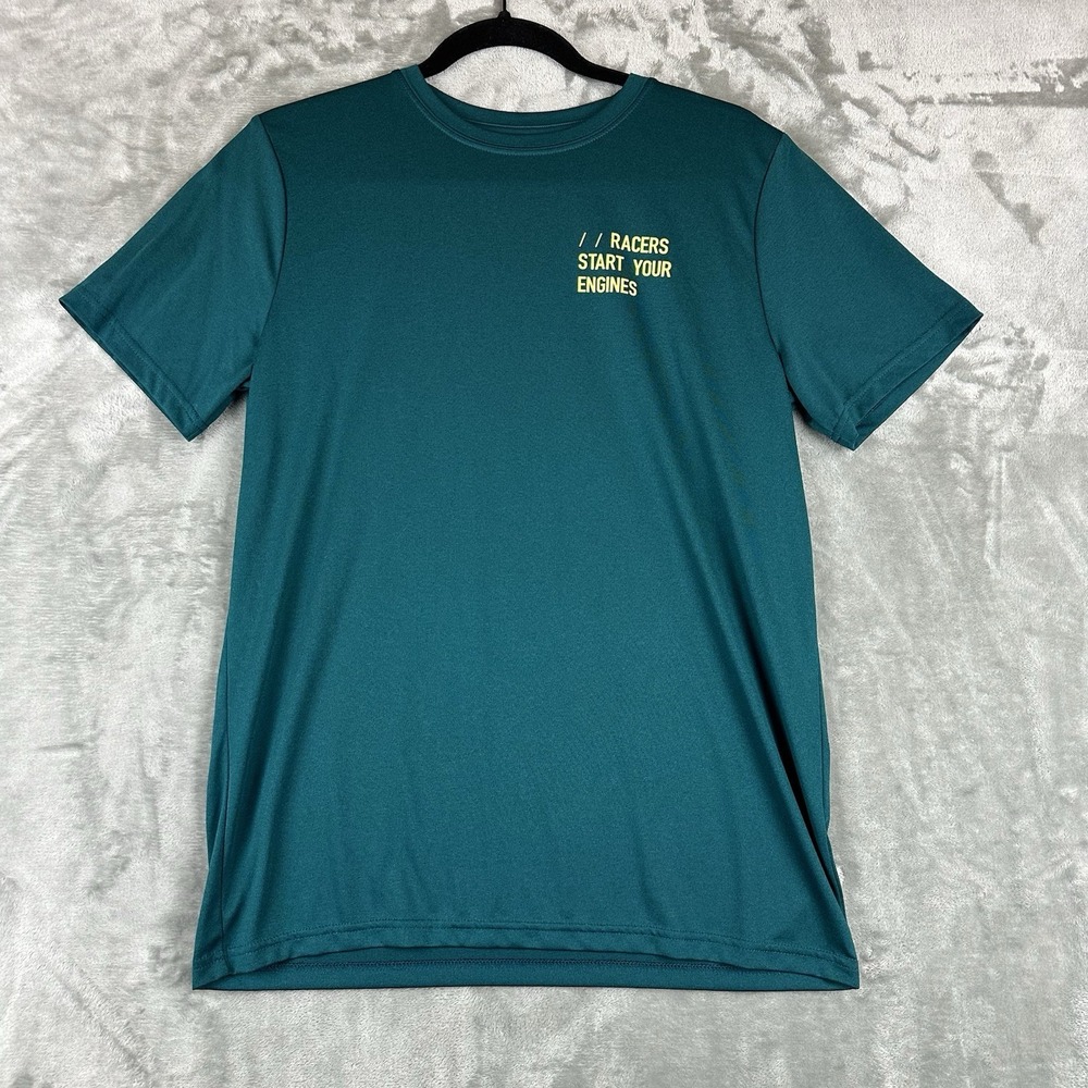 Xersion T-Shirt Boys XL (18-20) Green Quick-Dri "Fast Lane"